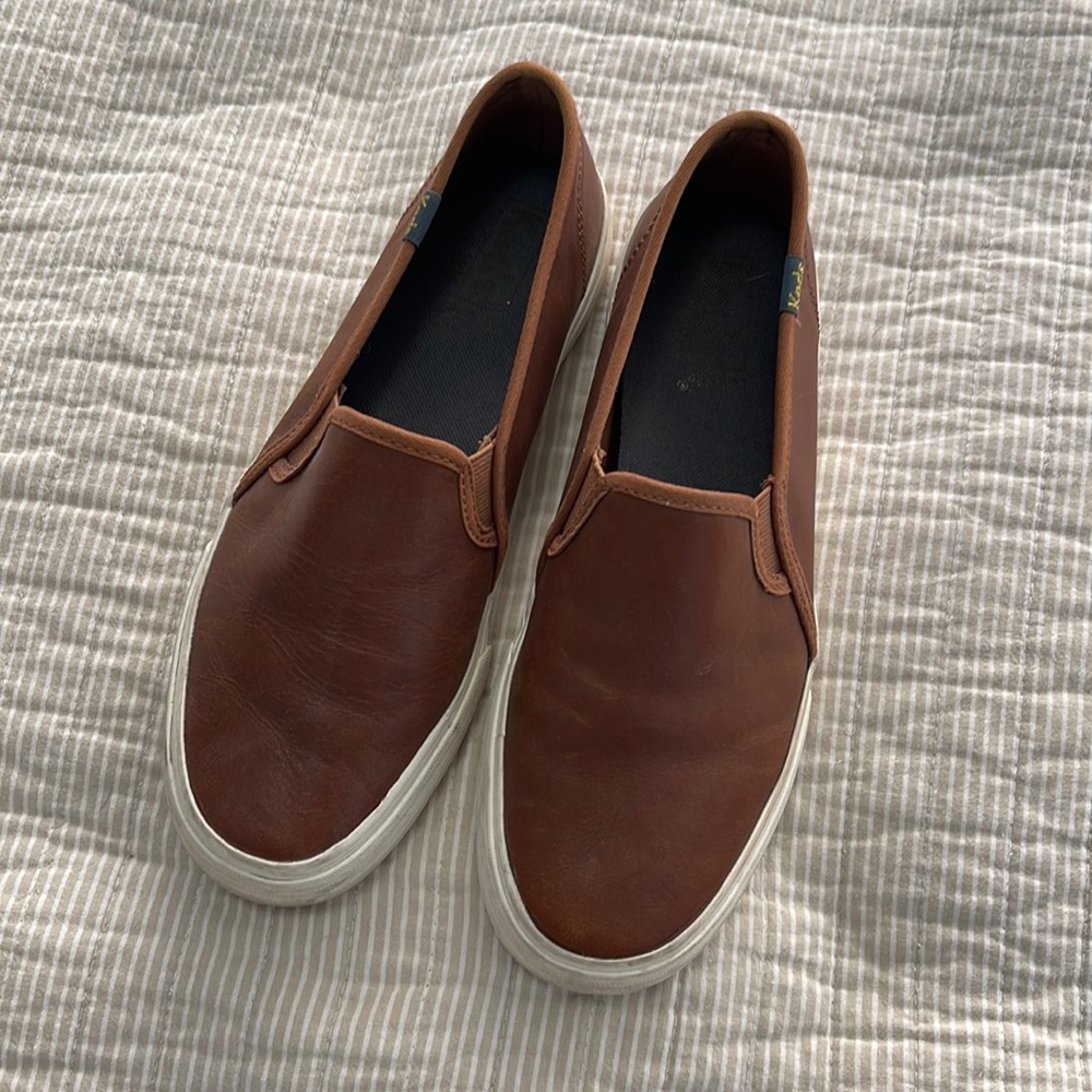 Keds Leather Slip On Shoes